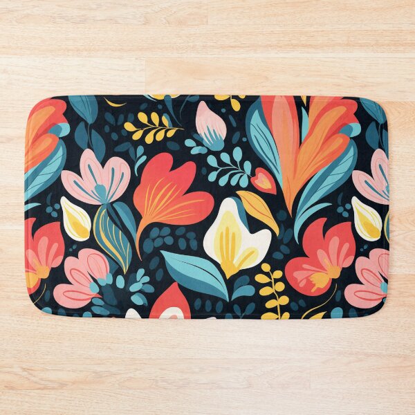 Item preview, Brightly Vibrant Floral Pattern designed and sold by fabinthelab.