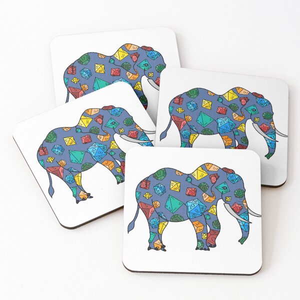 Item preview, Dice Elephant designed and sold by Leah Haas.