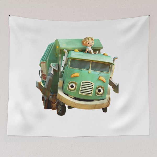 Item preview, Hello! Garbageman hank and trash truck designed and sold by KPArtzaaany.