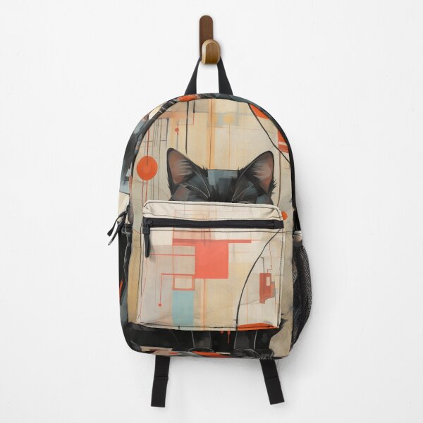 Item preview, "Geometric Elegance: Feline Duo and the Art of Abstraction" designed and sold by WFTan.