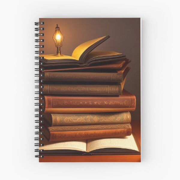 Item preview, Stack of Gothic Books by the Lamp designed and sold by TheDarkWardrobe.