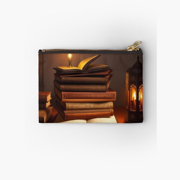 Item preview, Stack of Gothic Books by the Lamp designed and sold by TheDarkWardrobe.
