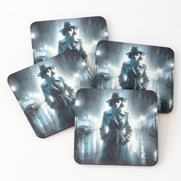Item preview, Girl in the Rain [Noir, Crime] designed and sold by RESToRAPTOR.