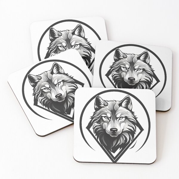 Item preview, logo of a wolf designed and sold by BladiWear.