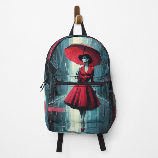Item preview, Women Red Dress, Red Umbrella [neo noir] designed and sold by RESToRAPTOR.