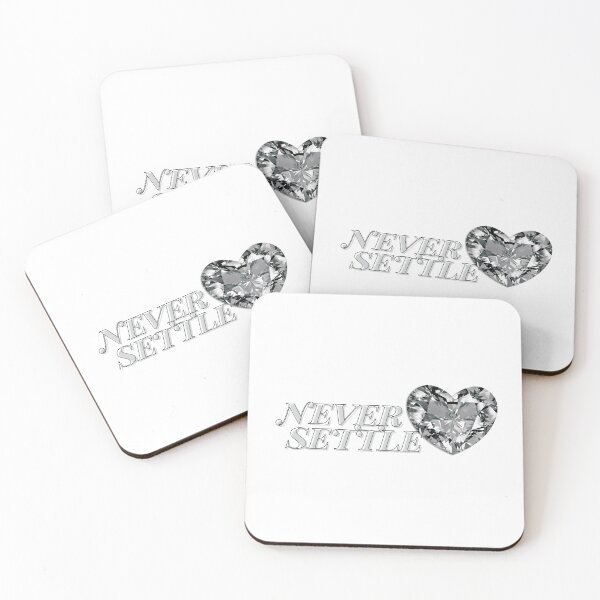 Item preview, never settle w heart gem y2k designed and sold by boy with brain.