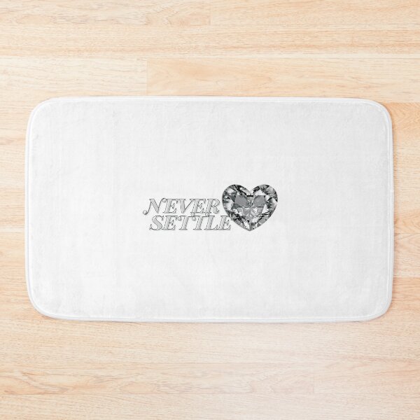 Item preview, never settle w heart gem y2k designed and sold by boy with brain.