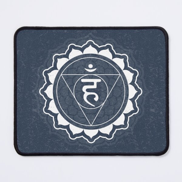 Item preview, Throat Chakra Mandala - Dusk + Snow designed and sold by Irene Estelle.
