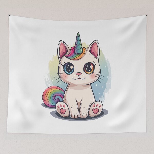 Item preview, Unicorn Cat designed and sold by Bondoboxy.