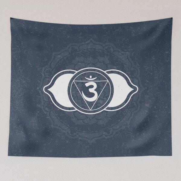 Item preview, Third Eye Chakra Mandala - Dusk + Snow designed and sold by Irene Estelle.