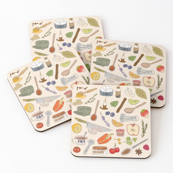 Item preview, Kitchen Witchery #1 (Cream Background) designed and sold by youbetyourcass.