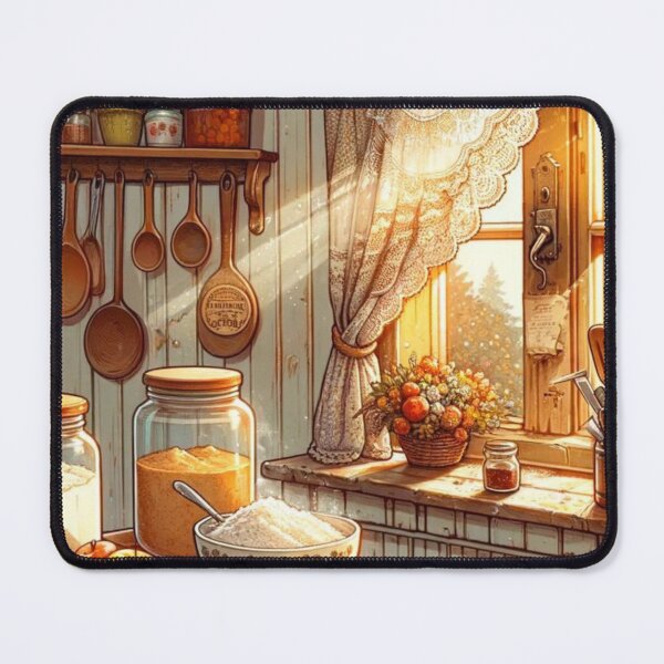 Item preview, Cottagecore Kitchen - Enchanting Rustic Cooking Sticker designed and sold by joanwatson45.