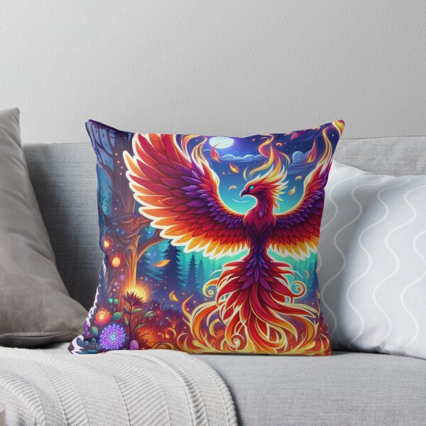 Item preview, Fantasy Phoenix - Majestic Mythical Bird Sticker designed and sold by joanwatson45.