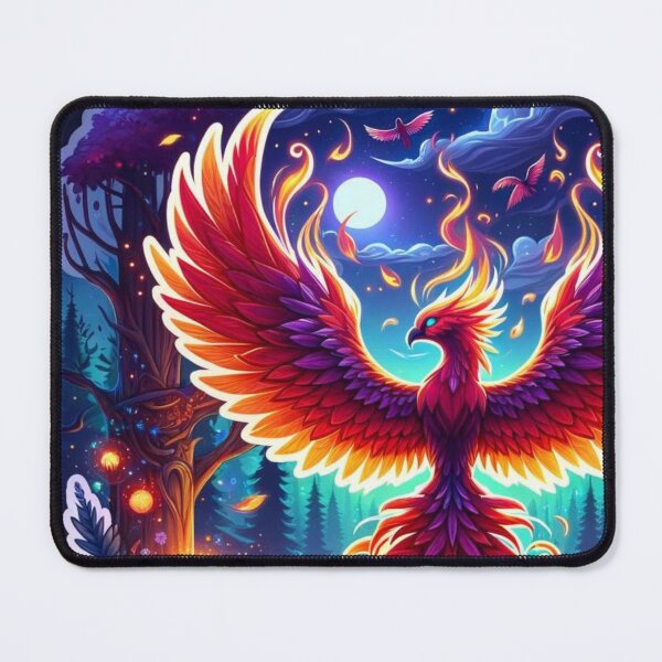 Item preview, Fantasy Phoenix - Majestic Mythical Bird Sticker designed and sold by joanwatson45.