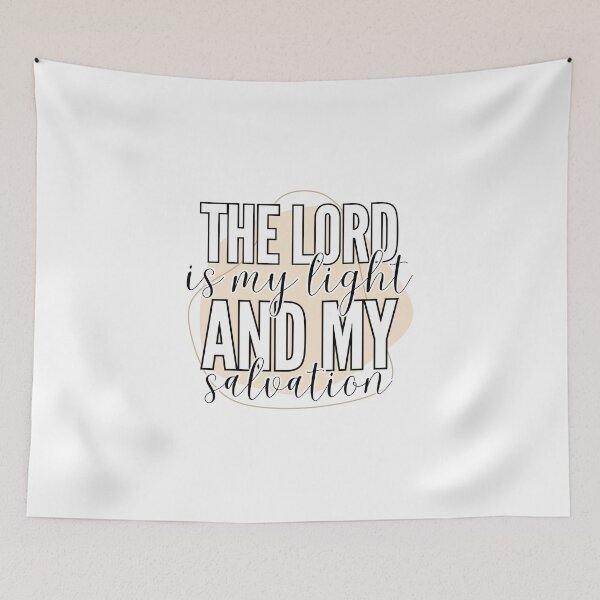 Item preview, The Lord is my light and my salvation designed and sold by Jinester.