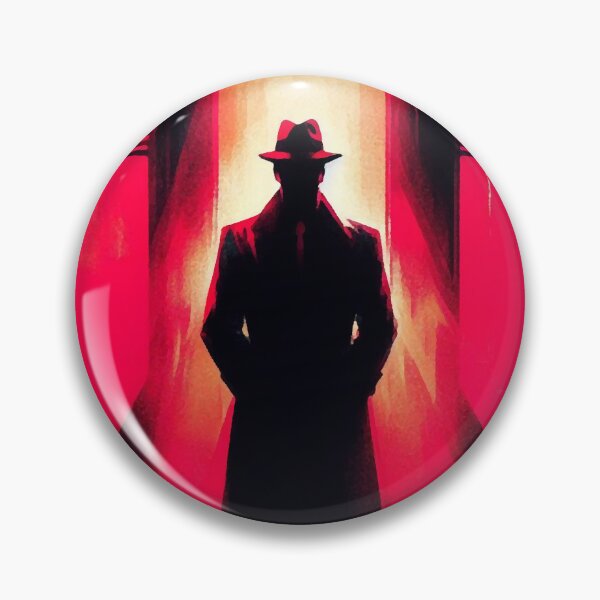 Artikelvorschau, Private Detective Silhouette Red [Noir, Kriminalität] entworfen und verkauft von RESToRAPTOR.