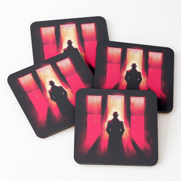 Item preview, Private Detective Silhouette Red [Noir, Crime] designed and sold by RESToRAPTOR.