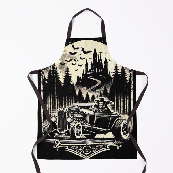 Item preview, Vampire Speedster: Retro Car Racing Under A Full Moon designed and sold by SpookshowDesign.