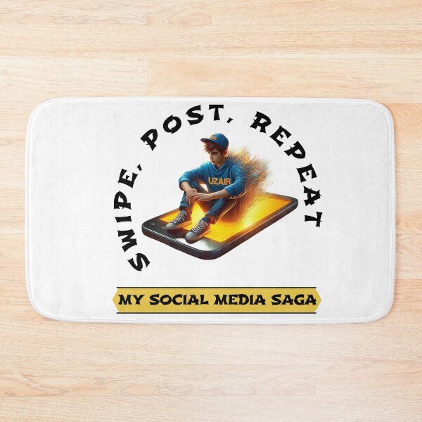 Item preview, Swipe, Post, Repeat: My Social Media Saga designed and sold by Hungry-Murphy.