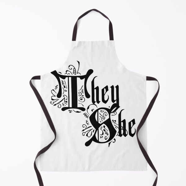 Item preview, They/she pronouns designed and sold by Jett Moonv.