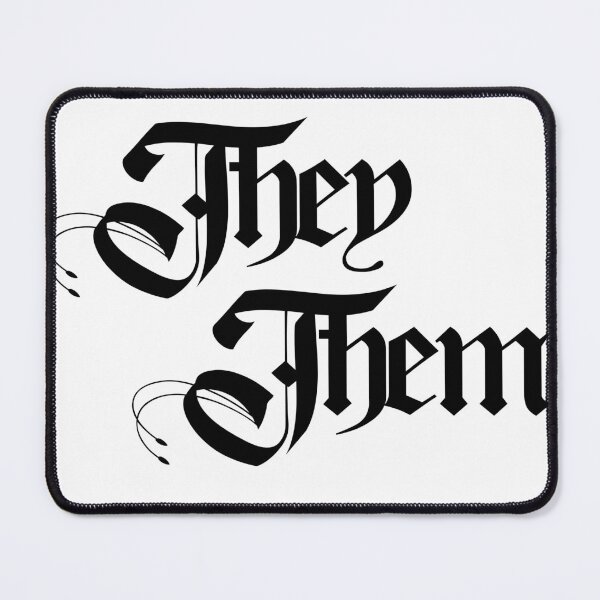 Item preview, they them pronouns designed and sold by Jett Moonv.