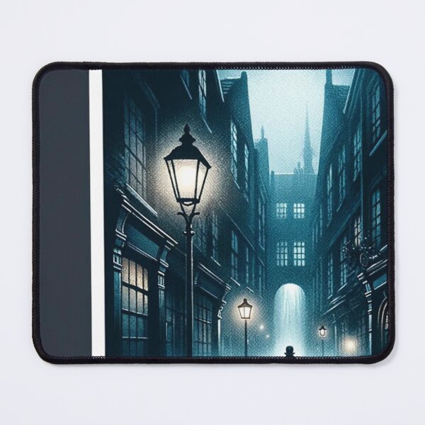 Item preview, Gothic City - Dark and Enigmatic Urban Landscape Sticker designed and sold by joanwatson45.