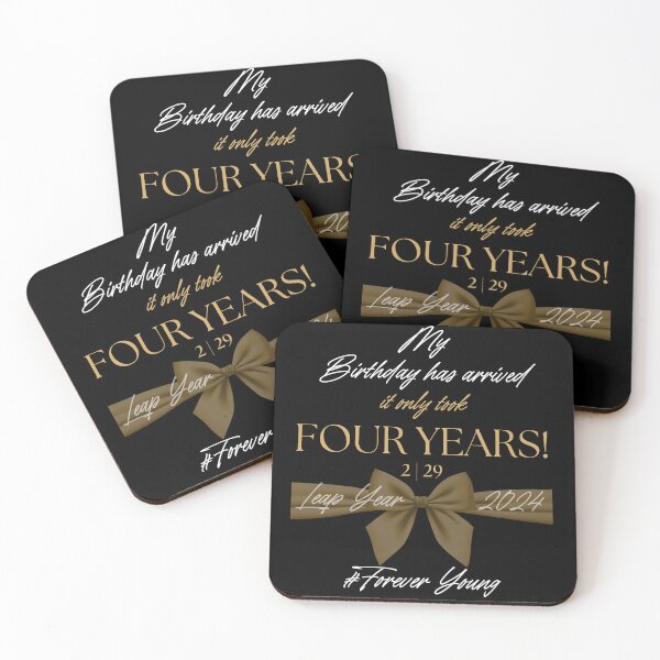 Item preview, Leap year Birthday: Forever Young designed and sold by VisionLeeStudio.