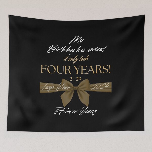 Item preview, Leap year Birthday: Forever Young designed and sold by VisionLeeStudio.