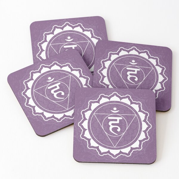 Item preview, Throat Chakra Mandala - Plum + Snow designed and sold by Irene Estelle.