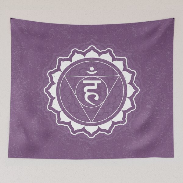 Item preview, Throat Chakra Mandala - Plum + Snow designed and sold by Irene Estelle.