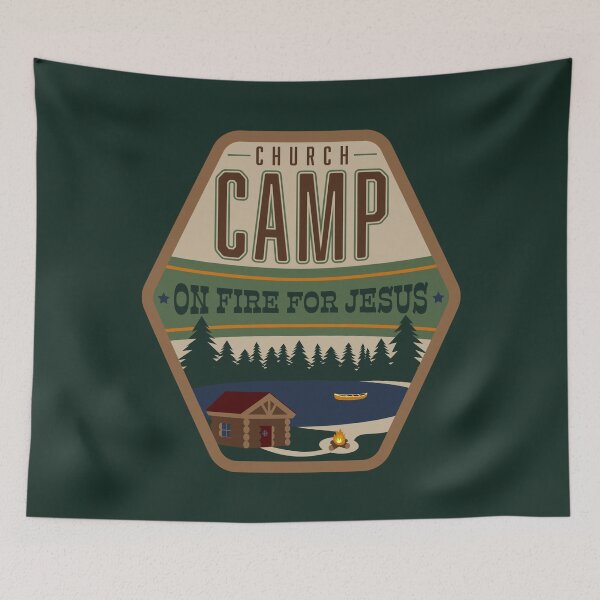 Item preview, Church Camp - On Fire for Jesus designed and sold by wlkonwtrdesigns.