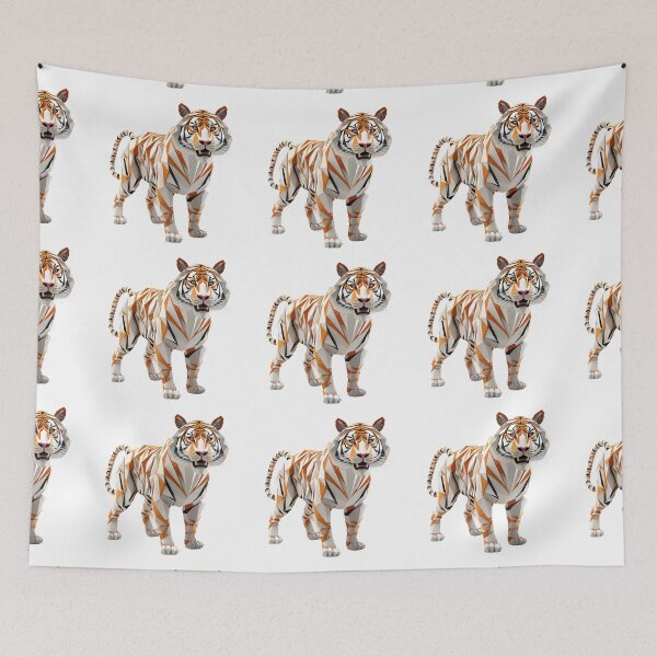 Item preview, 3D Cartoon Tiger, Baby Tiger, Cute Tiger, Logo, Sticker, Wall arts, Art Prints and More designed and sold by Kevin Lou.