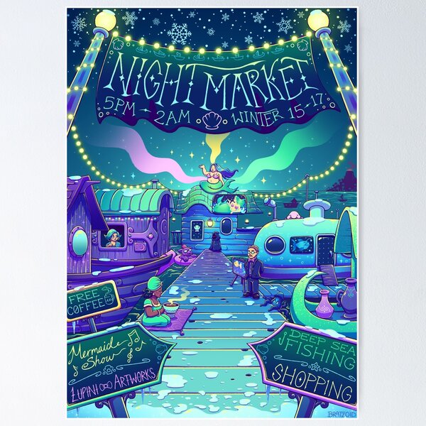 Artikel-Vorschau von Stardew Valley-Nachtmarkt, designt und verkauft von Bratzoid.