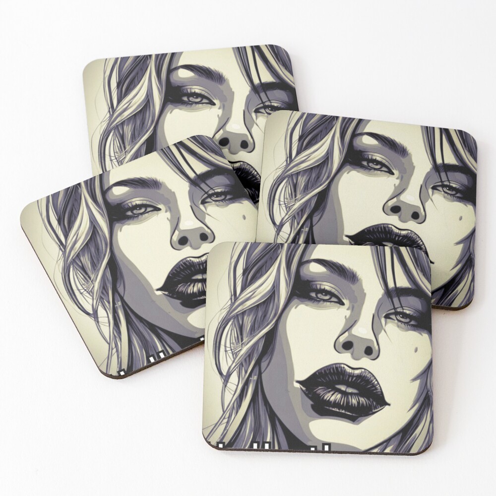 Item preview, Coasters (Set of 4) designed and sold by HelloThereStore.
