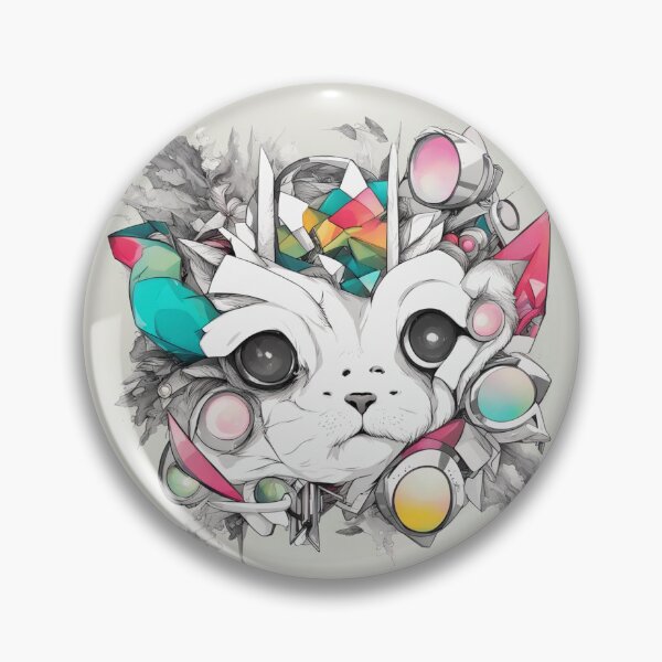 Item preview, Cute cat aesthetic vector design Sticker designed and sold by futureconcept.