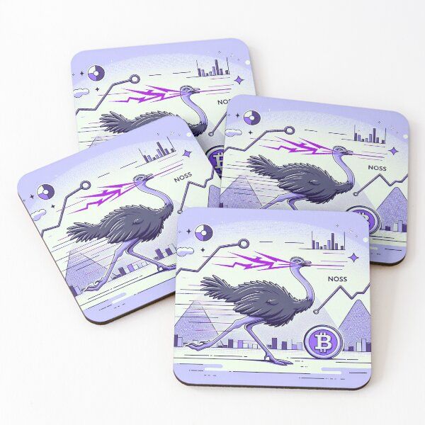 Item preview, $NOSS "Gallop of Wonder: Ostrich Unleashing Purple Lightning" designed and sold by zzz888.