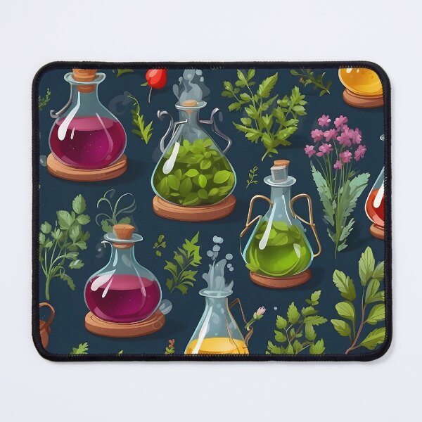 Item preview, Potion and herbs pattern designed and sold by Al-Light.