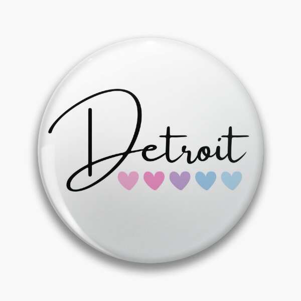 Artikelvorschau, Detroit-Liebe mit Herzen entworfen und verkauft von OneFineGem.