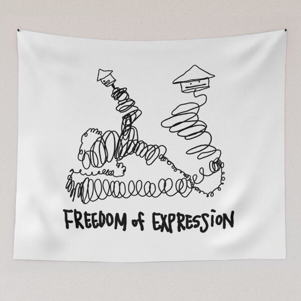 Item preview, freedom of expression designed and sold by zzzozzo.
