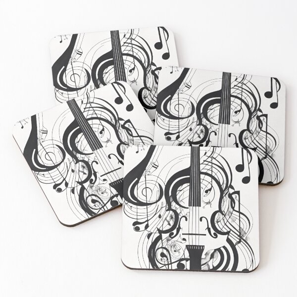 Item preview, musical notes and guitar designed and sold by optimusprime39.