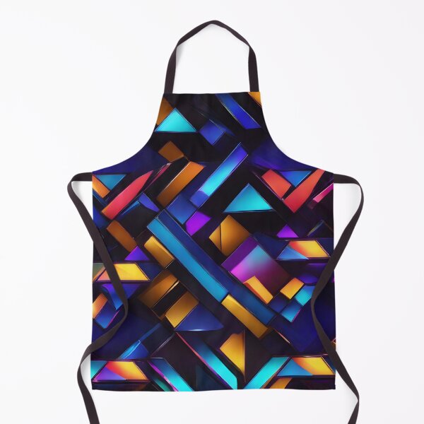 Item preview, Abstract Geometric Rainbow Glass Pattern designed and sold by TheArtOfPat.