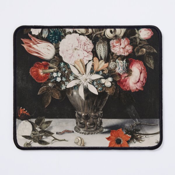 Item preview, Flowers in a Glass (1606) by Ambrosius Bosschaert designed and sold by BossyCatHome.