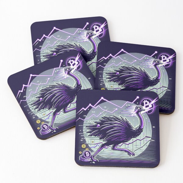 Item preview, $NOSS "Radiant Velocity: Ostrich Unleashing Purple Lightning" designed and sold by zzz888.