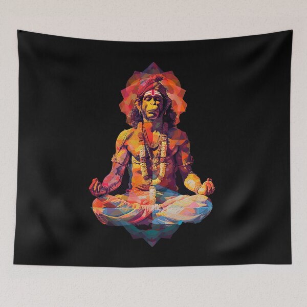 Item preview, Harmonious Hanuman designed and sold by Yogimeister.