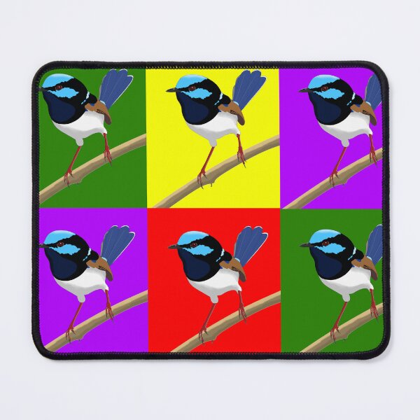 Item preview, Superb Fairywren pop art style designed and sold by CairnsBirders.