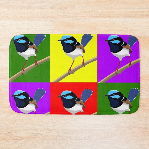Item preview, Superb Fairywren pop art style designed and sold by CairnsBirders.