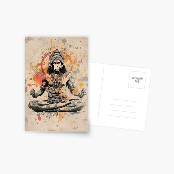 Item preview, Harmonious Hanuman designed and sold by Yogimeister.