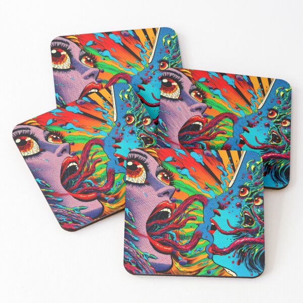 Item preview, Trippy Psychedelic Abstract Experience Of Taste And Sight designed and sold by AIPixelMaster.