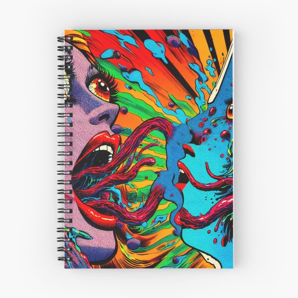 Item preview, Trippy Psychedelic Abstract Experience Of Taste And Sight designed and sold by AIPixelMaster.