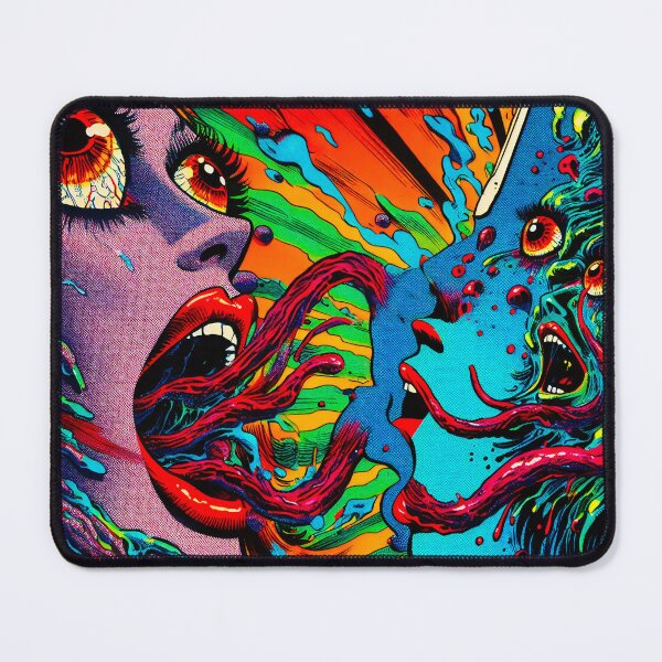 Item preview, Trippy Psychedelic Abstract Experience Of Taste And Sight designed and sold by AIPixelMaster.